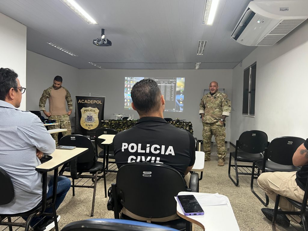 Polícia Civil qualifica agentes para uso de drones em ações de segurança 11/07/2025 Fonte/Crédito: Filipe Conceição / Ascom PCBA